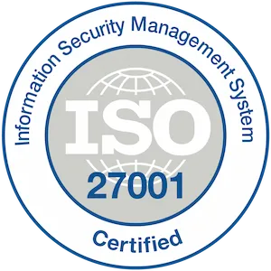 ISO 27001 certification logo